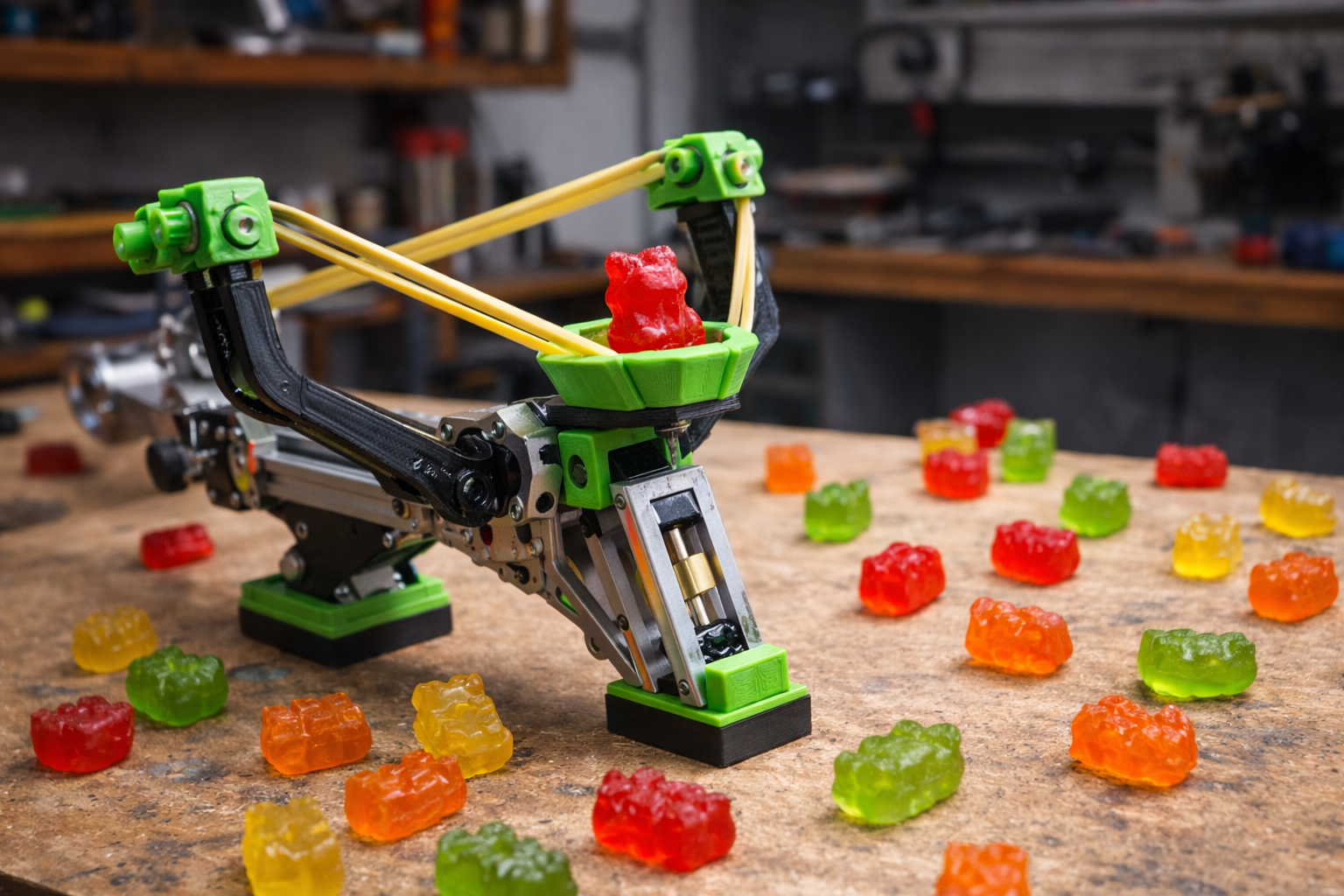 Gummibärchenschleuder